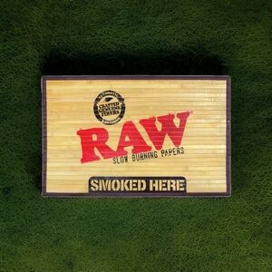 RAW Bamboo Floor Mat Small - Wooden 30″ x 18″ NEW w/Tag